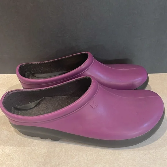 Sloggers Purple Garden/Rain Clogs size 10 - Picture 2 of 5